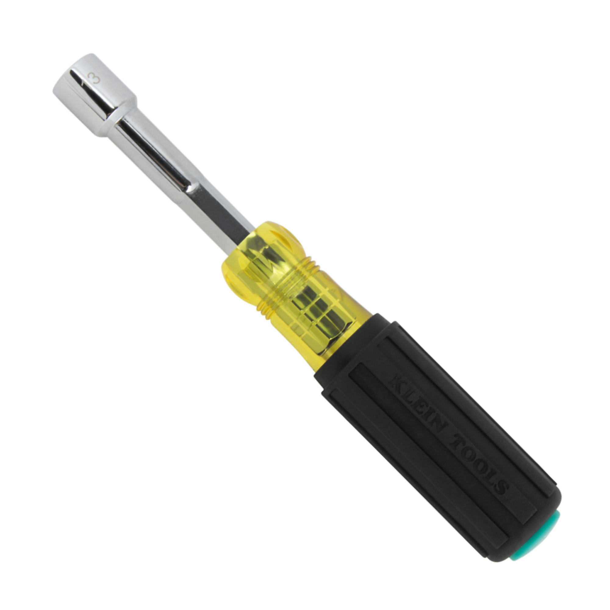 Metric Magnetic Color-Coded Nut Driver, Heavy-Duty Hollow-Shaft, 13mm, Klein Tools Model# 65413MAGM